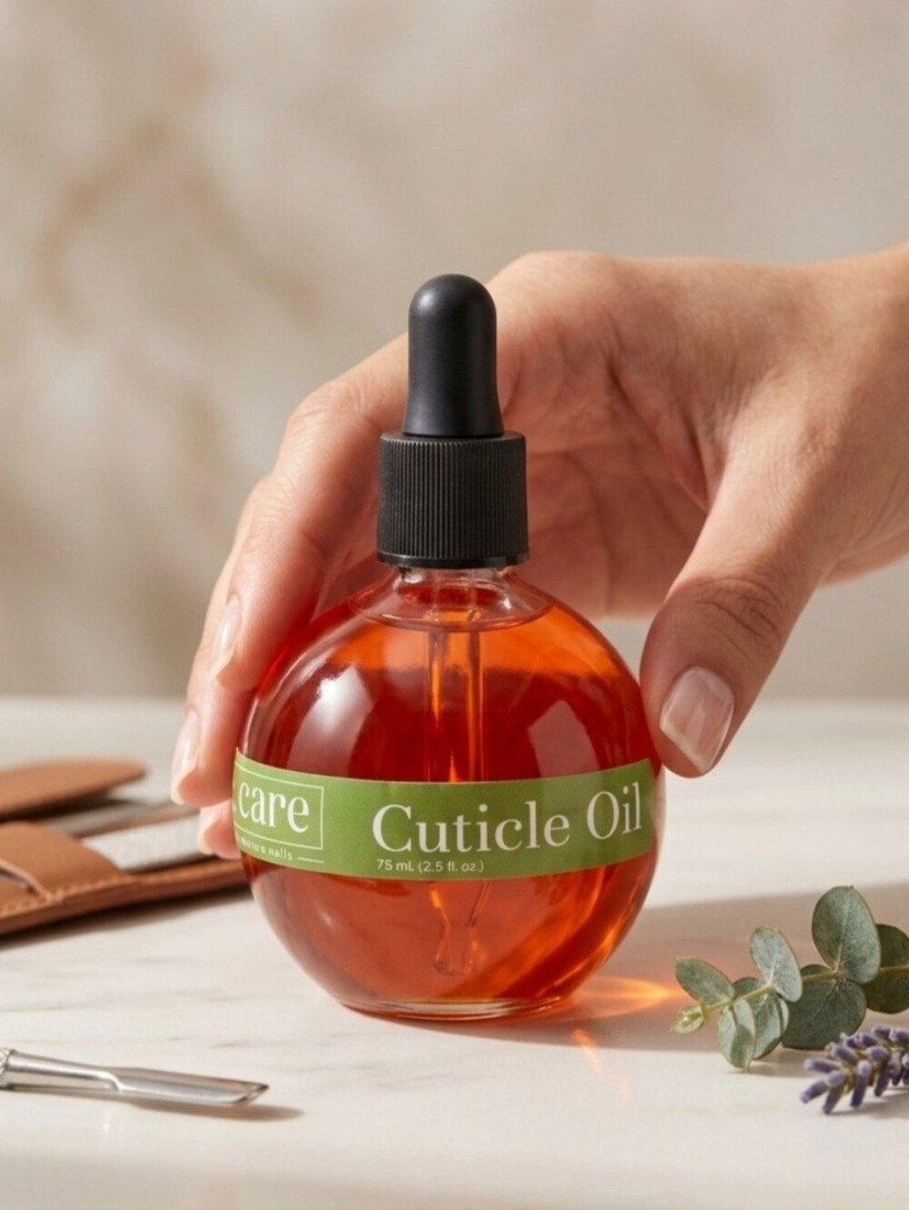 C CARE Cuticle Oil 75ml (2.5 fl oz) - Moisturizing Oil for Nails and Cuticles